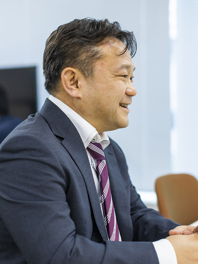 目の前の相手と向き合う時間こそが、やりがいだと感じています。