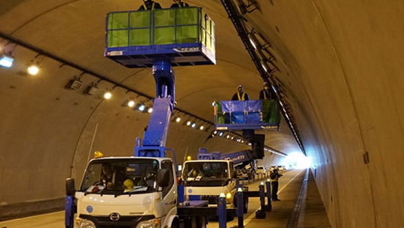 Road tunnel｜Measuring tunnel deformation with inspection vehicles