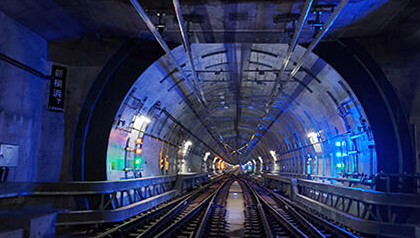 Shin-Yokohama Tunnel and Tsunashima Tunnel on the Sotetsu-Tokyu Main Line